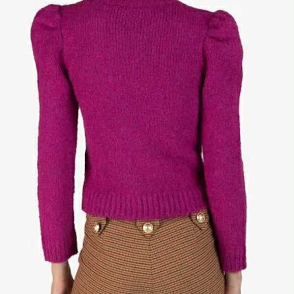 Derek Lam 10 Crosby Locken Puff Sleeve Sweater - Size Small - Picture 2 of 2
